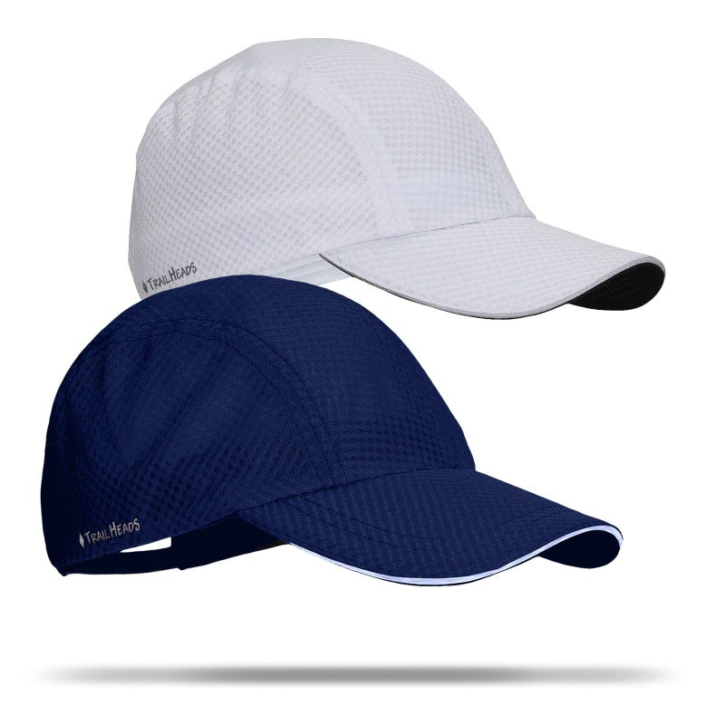 TrailHeads Performance Mens Running Hat - Lightweight, Quick Dry Workout Hats for Men - Athletic Sports Cap for Tennis, Gym - Image 1